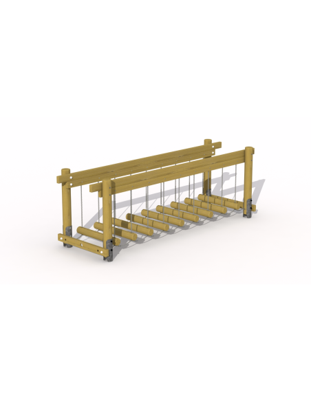 Pont souple 4-15 ans pour parcours aventure | Distri Buggy