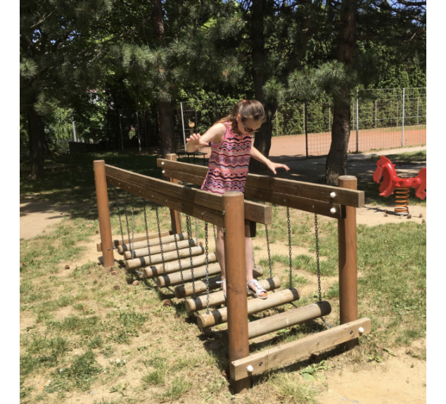 Pont souple 4-15 ans pour parcours aventure | Distri Buggy