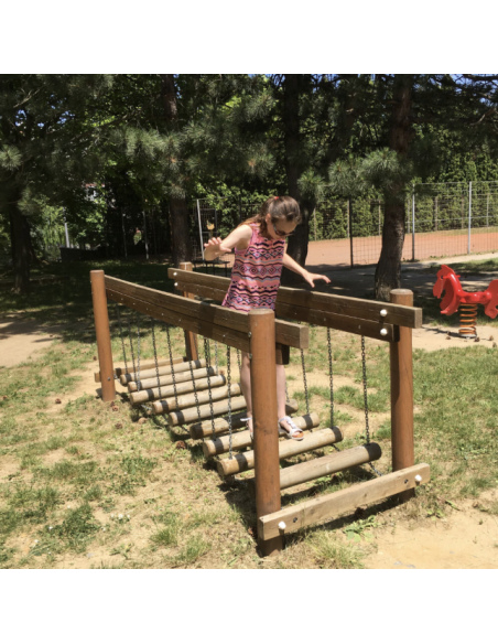 Pont souple 4-15 ans pour parcours aventure | Distri Buggy