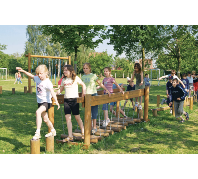 Pont souple 4-15 ans pour parcours aventure | Distri Buggy