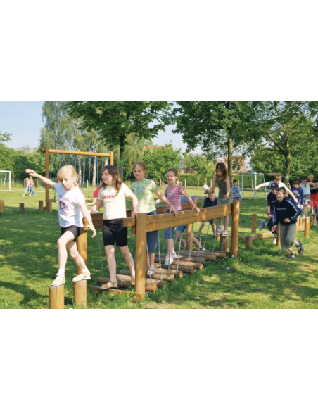 Pont souple 4-15 ans pour parcours aventure | Distri Buggy