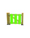 Porte d'aire de jeux Bois Polyéthylène de 2 mètres | Distri Buggy