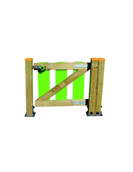 Porte d'aire de jeux Bois Polyéthylène de 2 mètres | Distri Buggy
