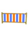 Clôture d'aire de jeux classique Bois Polyéthylène de 2 mètres | Distri Buggy