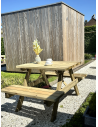 Table pique-nique en pin | Distri Buggy
