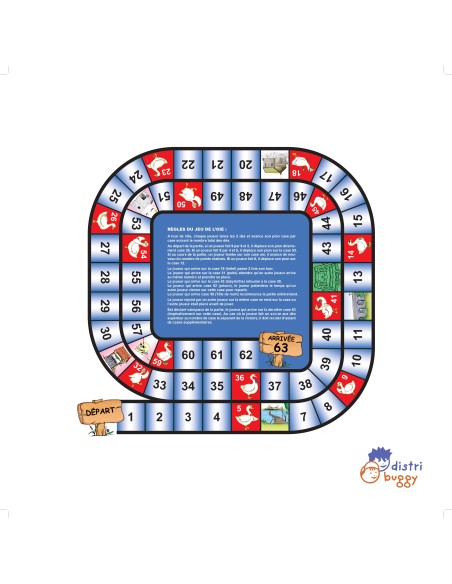Table jeu de l’Oie extérieure | Distri Buggy